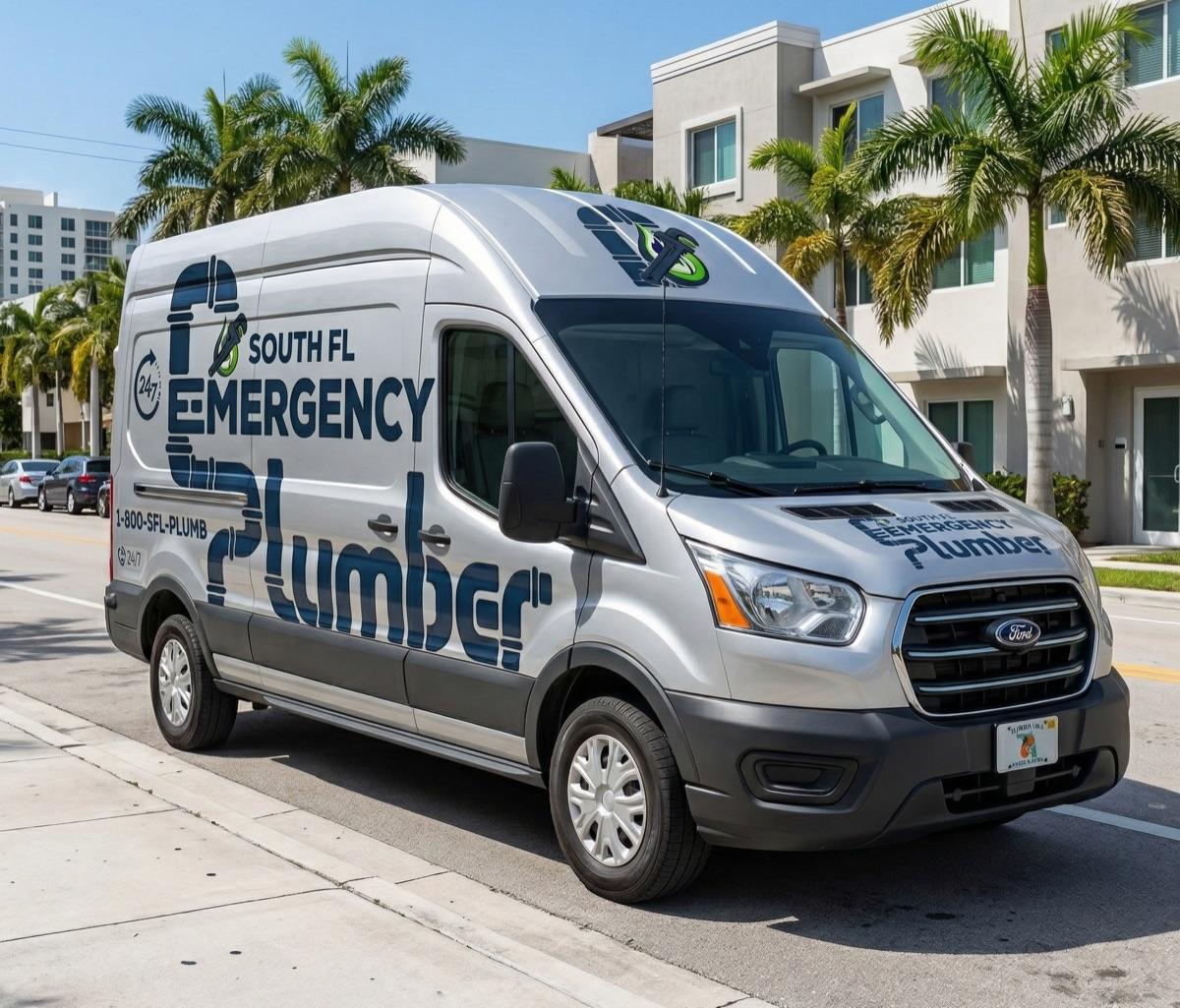 South FL Emergency Plumber service van in South Florida