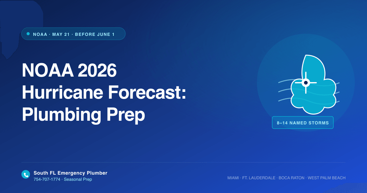 NOAA's 2026 Hurricane Forecast Is Out: What South Florida Property Owners Should Do Before June 1